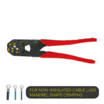 Ratchet Type Crimping Tool with Anti-Slip Handle