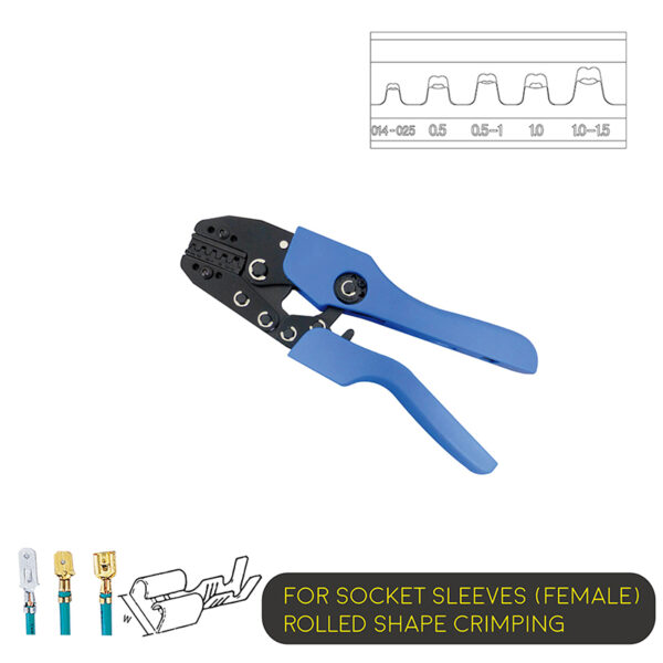 Ratchet Type Soft Handle Crimping Tool