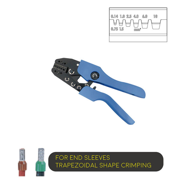 Ratchet Type Soft Handle Crimping Tool