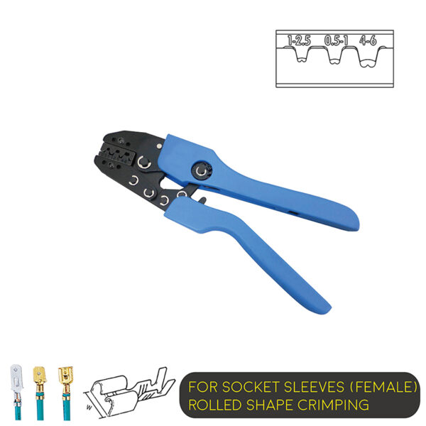 Ratchet Type Soft Handle Crimping Tool