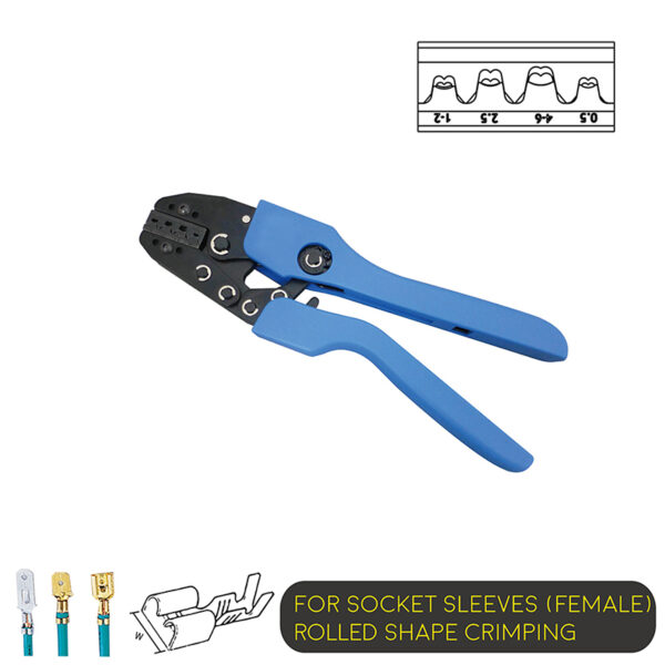 Ratchet Type Soft Handle Crimping Tool