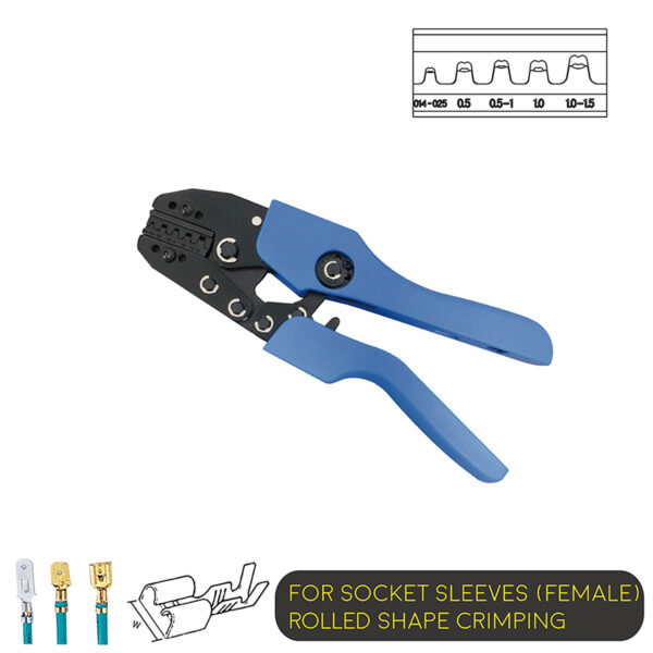 Ratchet Type Soft Handle Crimping Tool