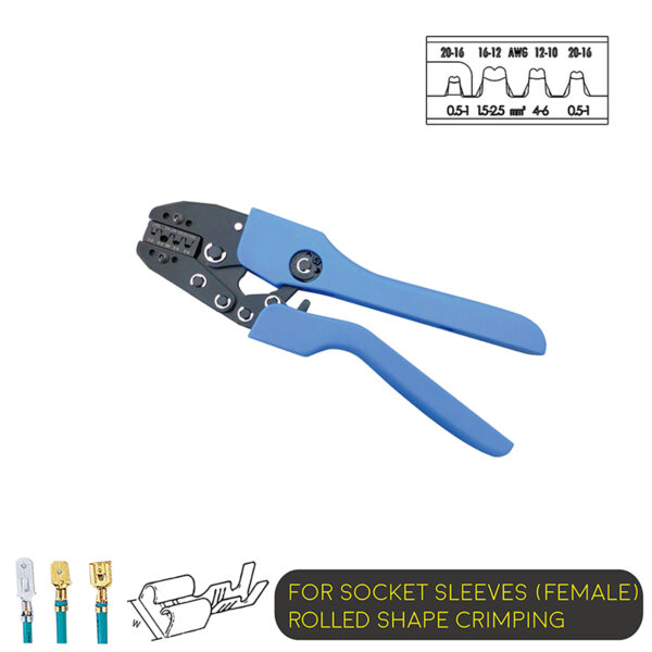 Ratchet Type Soft Handle Crimping Tool