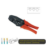 Ratchet Type Crimping Tool with Anti-Slip Handle