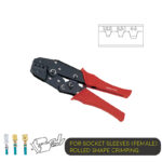 Ratchet Type Crimping Tool with Anti-Slip Handle