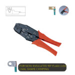 Ratchet Type Crimping Tool with Anti-Slip Handle