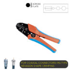 Ratchet Type Double Color Soft Handle Crimping Tool