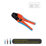 Ratchet Type Double Color Soft Handle Crimping Tool