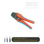 Ratchet Type Double Color Soft Handle Crimping Tool