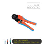 Ratchet Type Double Color Soft Handle Crimping Tool