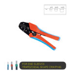 Ratchet Type Double Color Soft Handle Crimping Tool