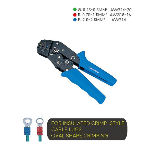 Ratchet Type 7.5" Small Crimping Tool