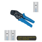 Ratchet Type 7.5″ Small Crimping Tool