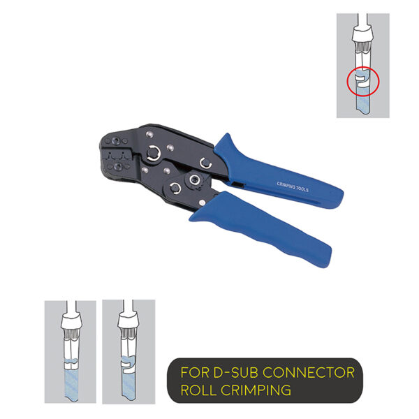 Ratchet Type 7.5" Small Crimping Tool