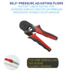 Self-Pressure Adjusting Ratchet Crimper Pliers