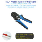 Self-Pressure Adjusting Ratchet Crimper Pliers