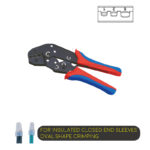 Ratchet Type Double-Colored Handle Crimping Tool