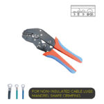 Ratchet Type Double-Colored Handle Crimping Tool