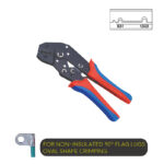 Ratchet Type Double-Colored Handle Crimping Tool