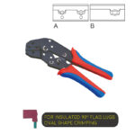 Ratchet Type Double-Colored Handle Crimping Tool