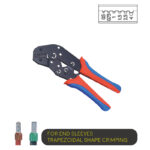 Ratchet Type Double-Colored Handle Crimping Tool