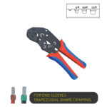 Ratchet Type Double-Colored Handle Crimping Tool