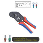 Ratchet Type Double-Colored Handle Crimping Tool