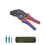 Ratchet Type Double-Colored Handle Crimping Tool