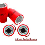 Insulated VDE 1/2″ 3/8″ 1/4″ Dr. Metric Socket