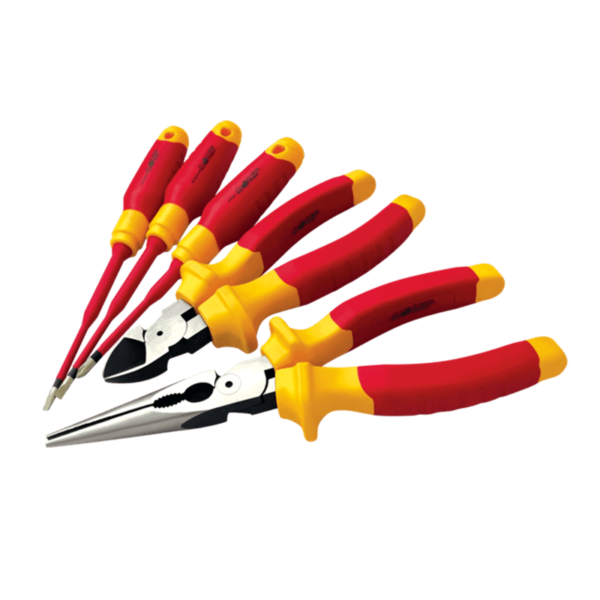 5pcs Insulated VDE Screwdriver & Pliers Tool Set