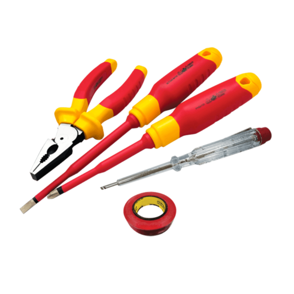 5pcs Insulated VDE Electrician Combined Tool Set