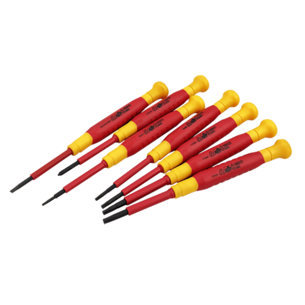 7pcs Insulated VDE Micro-Tech Precision Screwdriver Tool Set