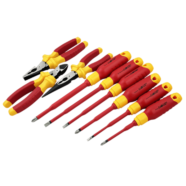 9pcs Insulated VDE Screwdriver & Pliers Tool Set