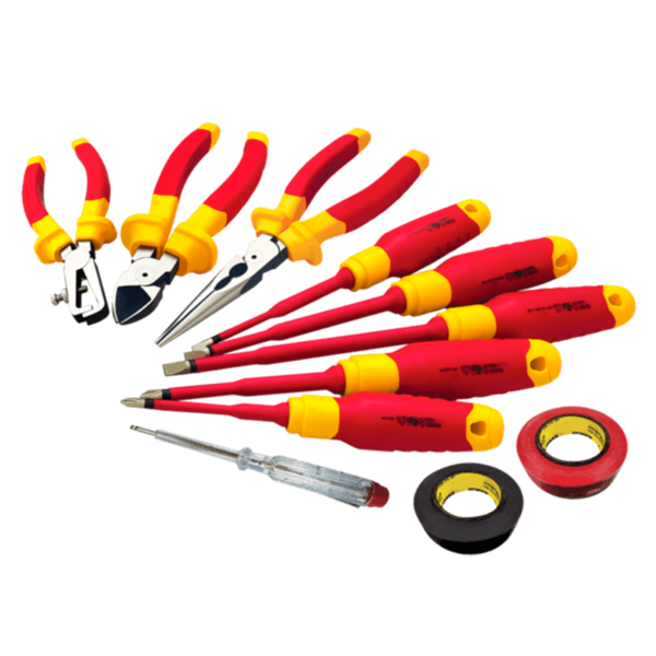 11pcs Insulated VDE Electrician Combined Tool Set