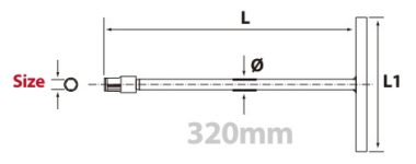 07 Fixed T-Type Ball Socket Wrench T-handle-320L-02