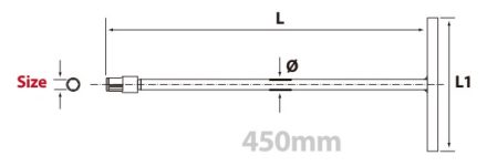 07 Fixed T-Type Ball Socket Wrench T-handle-450L-02