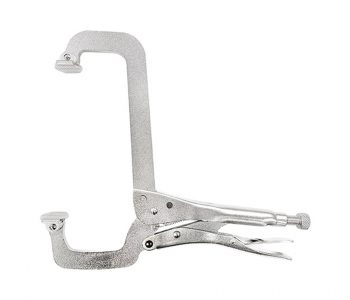 Stepped C clamp with swivel pads-American