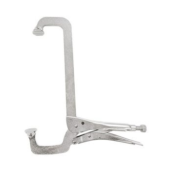 Stepped C clamp with swivel pads-European